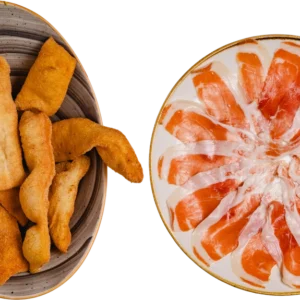 Patanegra e gnocco fritto