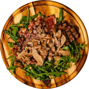Tagliata ai Porcini o Formaggi di Fossa